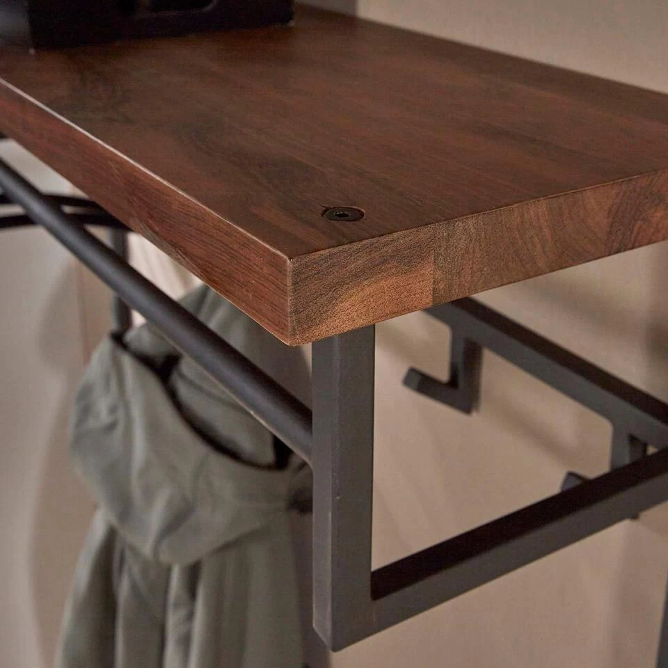 Dimitry Kapstok Met - Hout - Bruin - Afbeelding 4