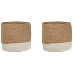 Beliani Mand BULANIK - Beige Jute