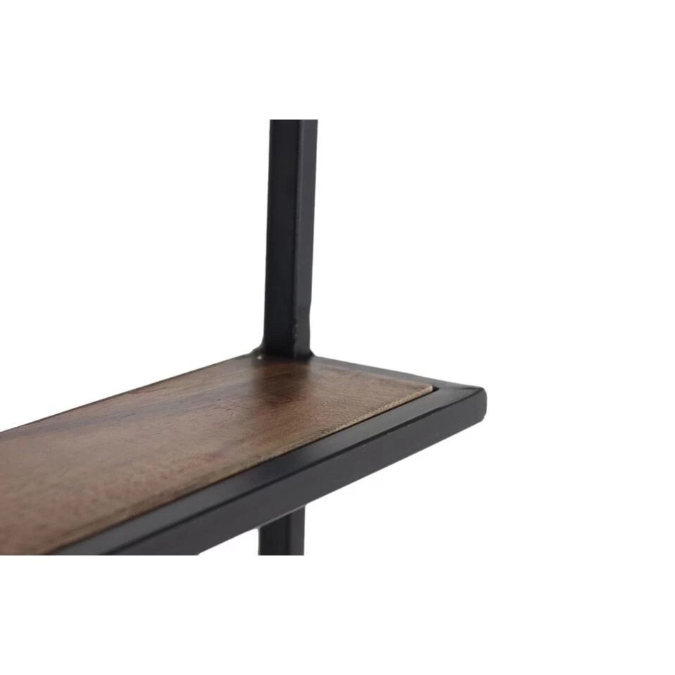 HSM Collection Kapstok Mango - 8.5 X36 Cm - Hout, Zwart - Afbeelding 2