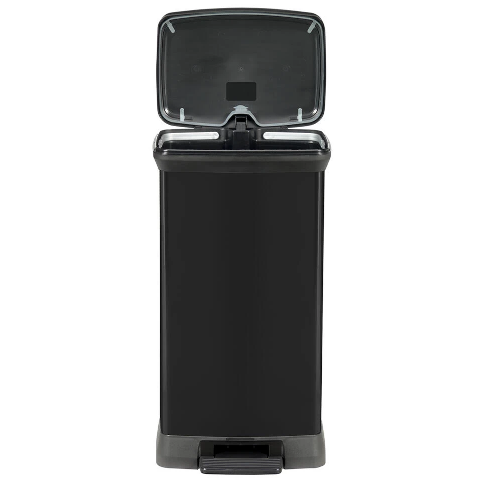 Curver Decobin Prullenbak- 50L - 39x29x72 Cm - Zwart - Afbeelding 4