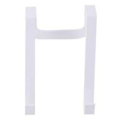 Orange85 Deurkapstok Deurhaak Deurhanger 4 Stuks Wit 8x5x12 Cm Metaal