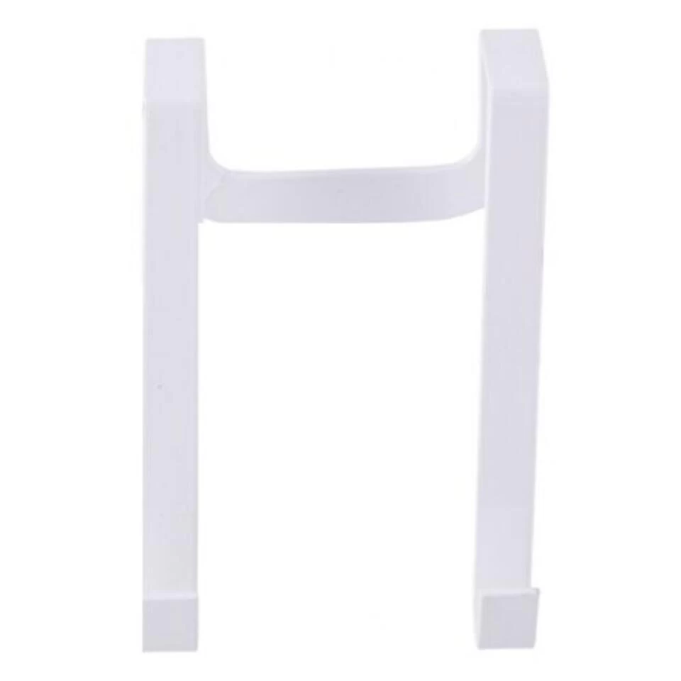 Orange85 Deurkapstok Deurhaak Deurhanger 4 Stuks Wit 8x5x12 Cm Metaal