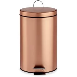 Berilo Pedaalemmer - Koperkleurig - 12 L - 40 Cm - Metaal