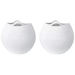 Beliani Mand PANJGUR - Wit Katoen