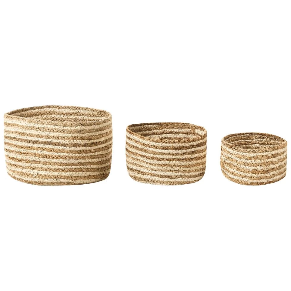 Beliani Mand KAHU - Natuurlijk Jute