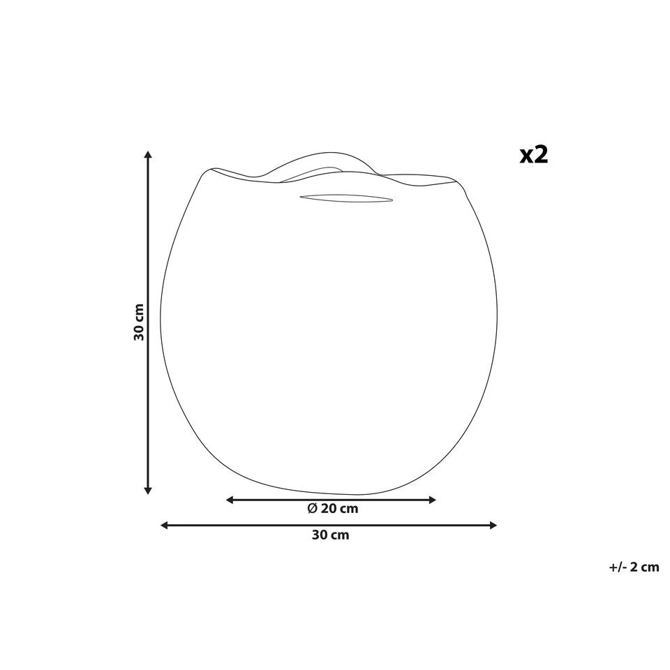 Beliani Mand PANJGUR - Roze Katoen - Afbeelding 2
