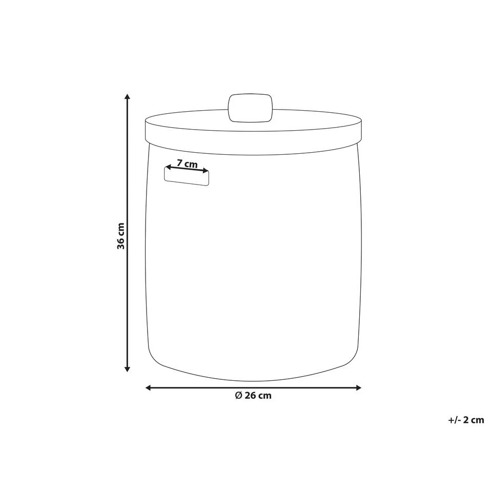 Beliani Mand BOHOROK - Natuurlijk Rotan - Afbeelding 2