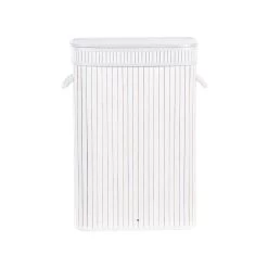 Beliani Mand KALUTARA - Wit Bamboehout