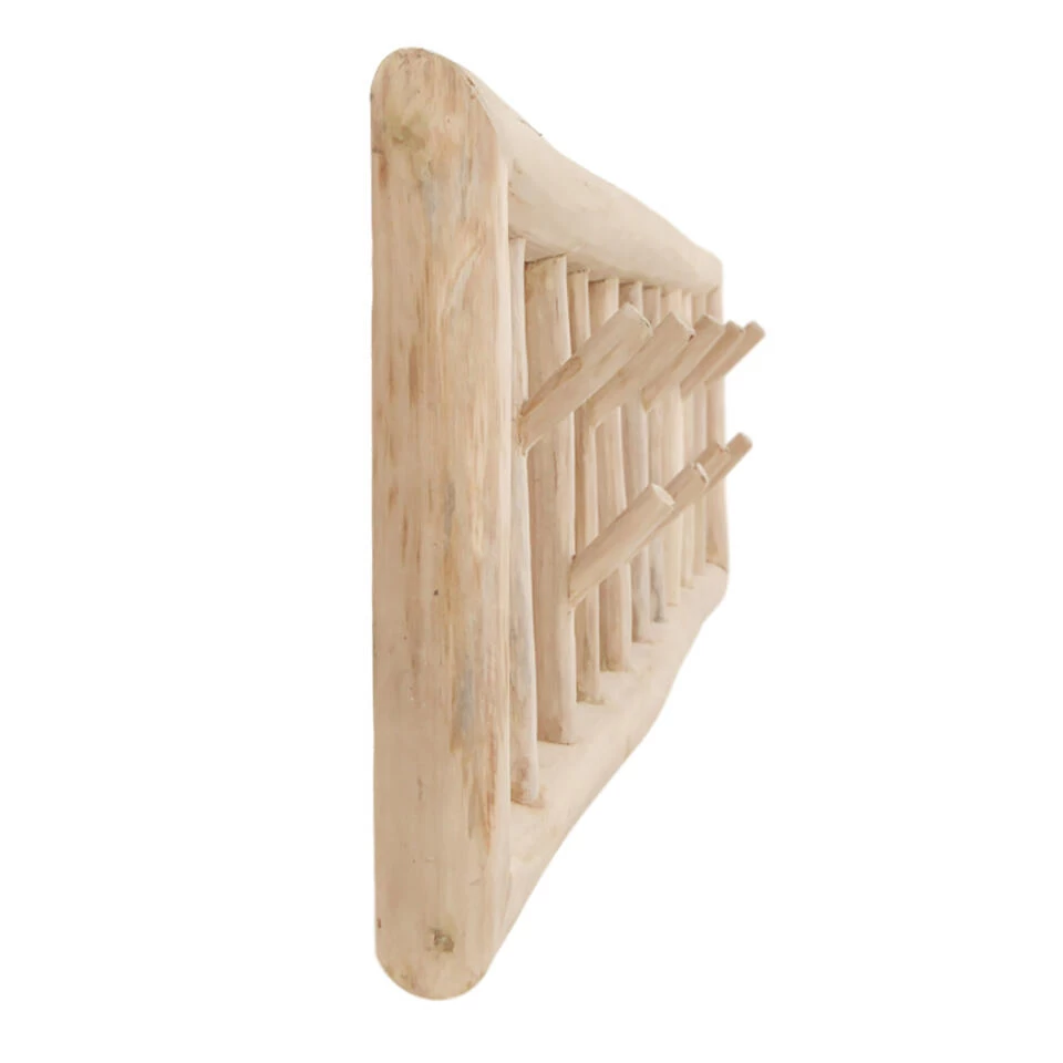 HSM Collection Kapstok Teak - 12 X30 Cm - Hout - Afbeelding 3