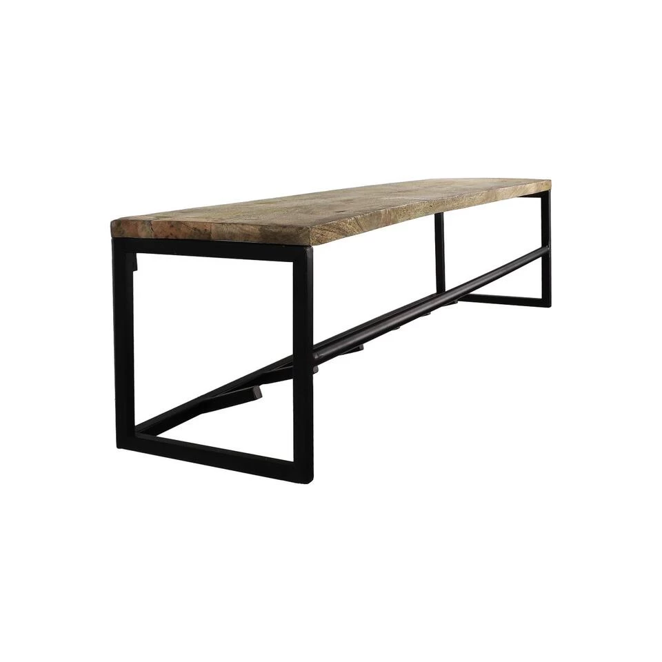 HSM Collection Kapstok Mango - 22 X22 Cm - Hout Zwart