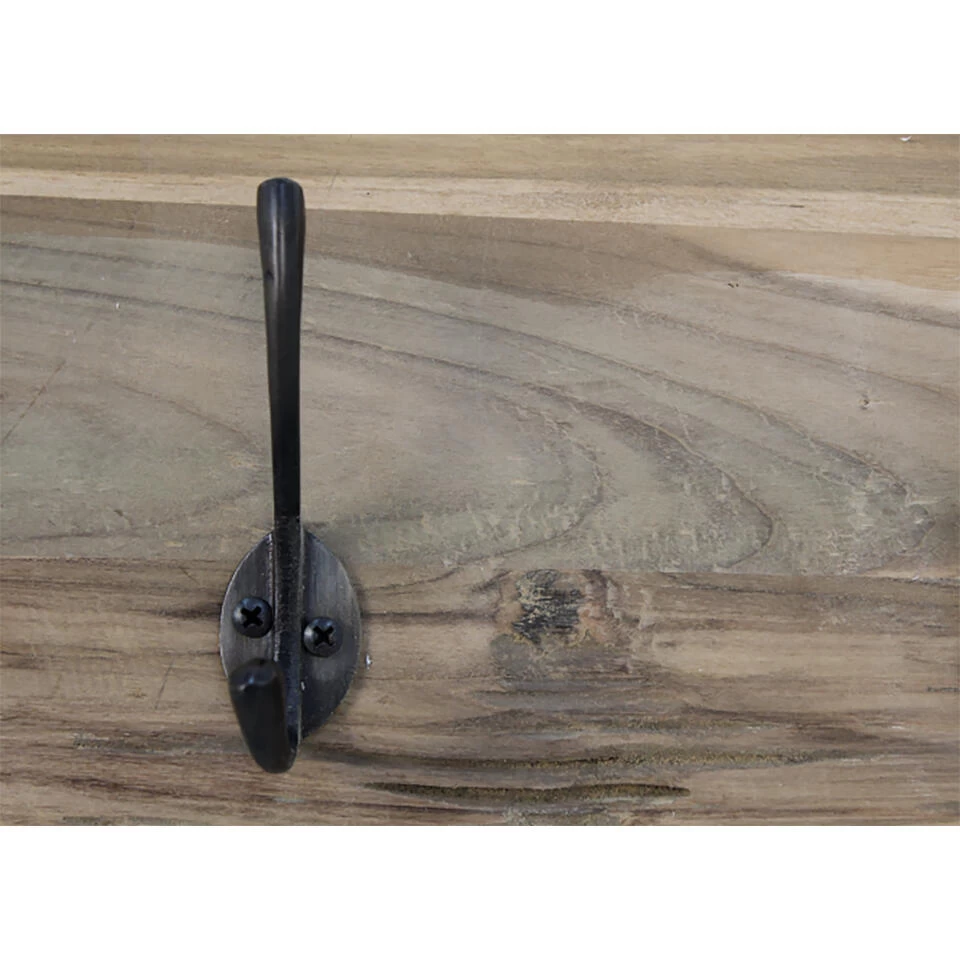 HSM Collection Kapstok Railwood - 3.5 X18 Cm - Hout - Afbeelding 3