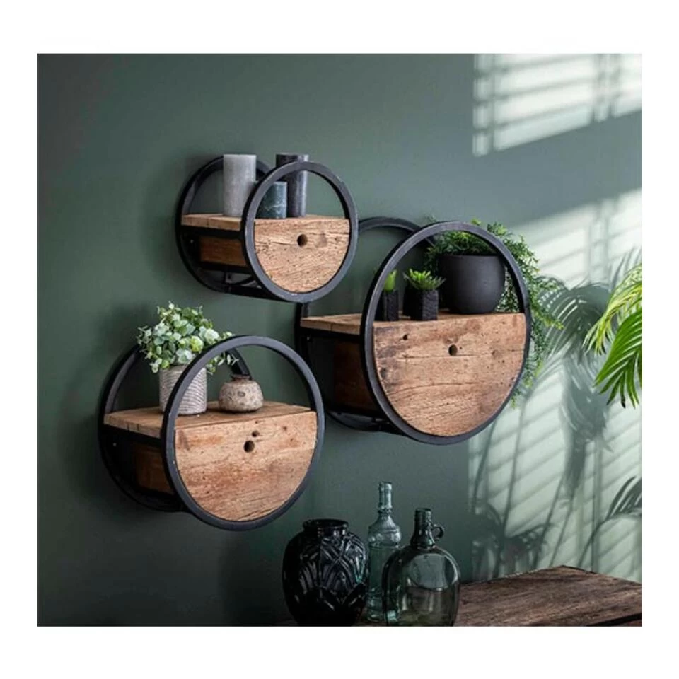 Kalfort Calro Industrieel Wandrek Set Van 3 - 30 Cm - Afbeelding 2