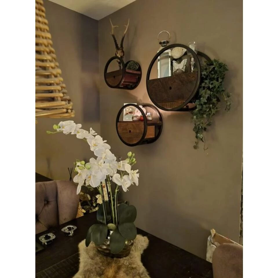 Kalfort Calro Industrieel Wandrek Set Van 3 - 30 Cm - Afbeelding 3