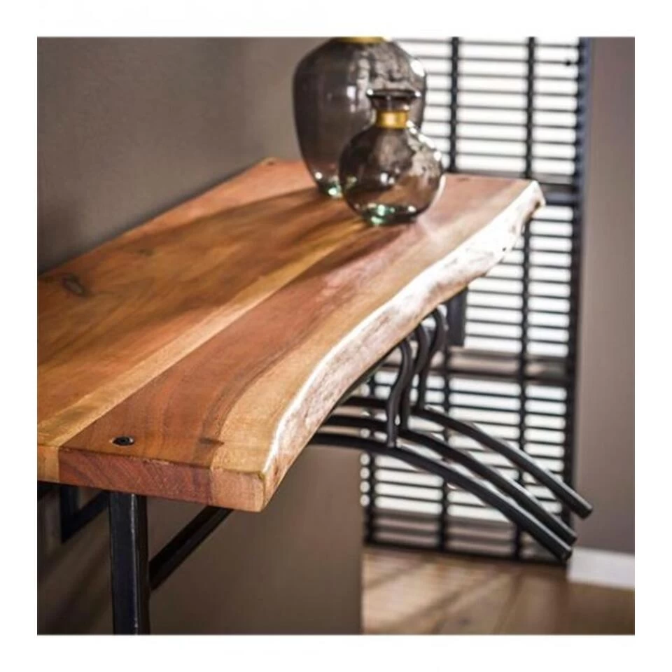 Stockton Kapstok Industrieel Met Haken - 33X100x27 Cm - Afbeelding 4