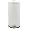 MSV Badkamer/toilet Pedaalemmer - Wit - 30 Liter - 29 X 63 Cm