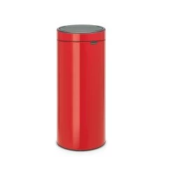 Brabantia Touch Bin Afvalemmer 30 Liter Passion Red