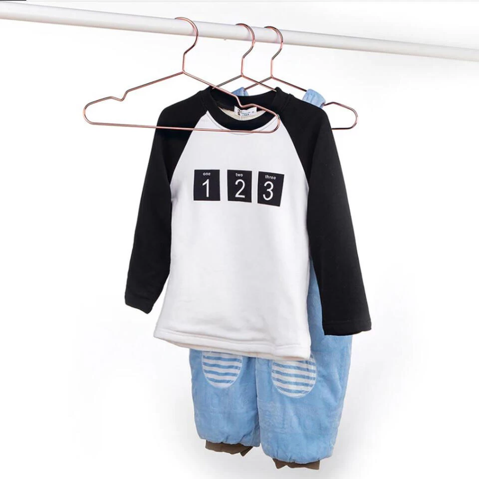 QUVIO Kledinghanger Set Van 30 - Metaal - Koperkleur - Afbeelding 2