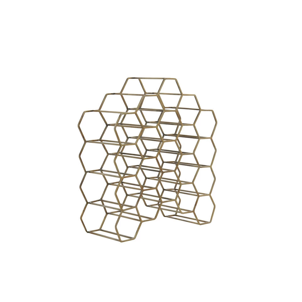 Wijnrek Salbris - Antiek Brons - 48 X 18 X 52 Cm - Afbeelding 4