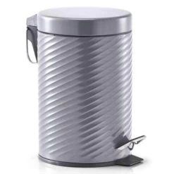 Zeller Pedaalemmer - Antraciet - Groeven Patroon - 3 L