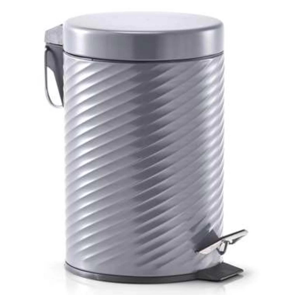 Zeller Pedaalemmer - Antraciet - Groeven Patroon - 3 L