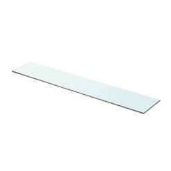 VidaXL Wandschap Transparant 80x15 Cm Glas