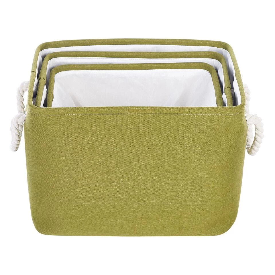 Beliani Mand DARQAB - Groen Polyester - Afbeelding 4