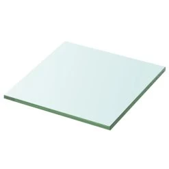 VidaXL Wandschap Transparant 20x20 Cm Glas