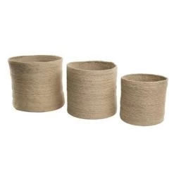 Beliani Mand ARTIGALA - Beige Jute