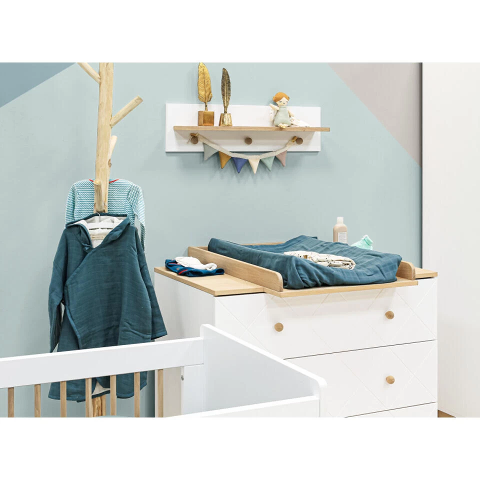 Bopita Paris Wandrek - Wit/Eiken - Afbeelding 2