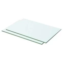 VidaXL Schappen 2 St 50x25 Cm Glas Transparant