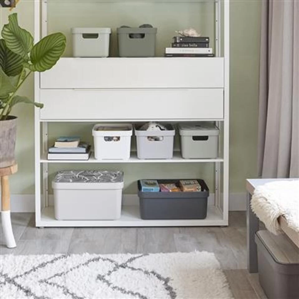 Sunware Opbergbox - Wit - Kunststof - 5 L - 25 X 18 Cm - Afbeelding 4