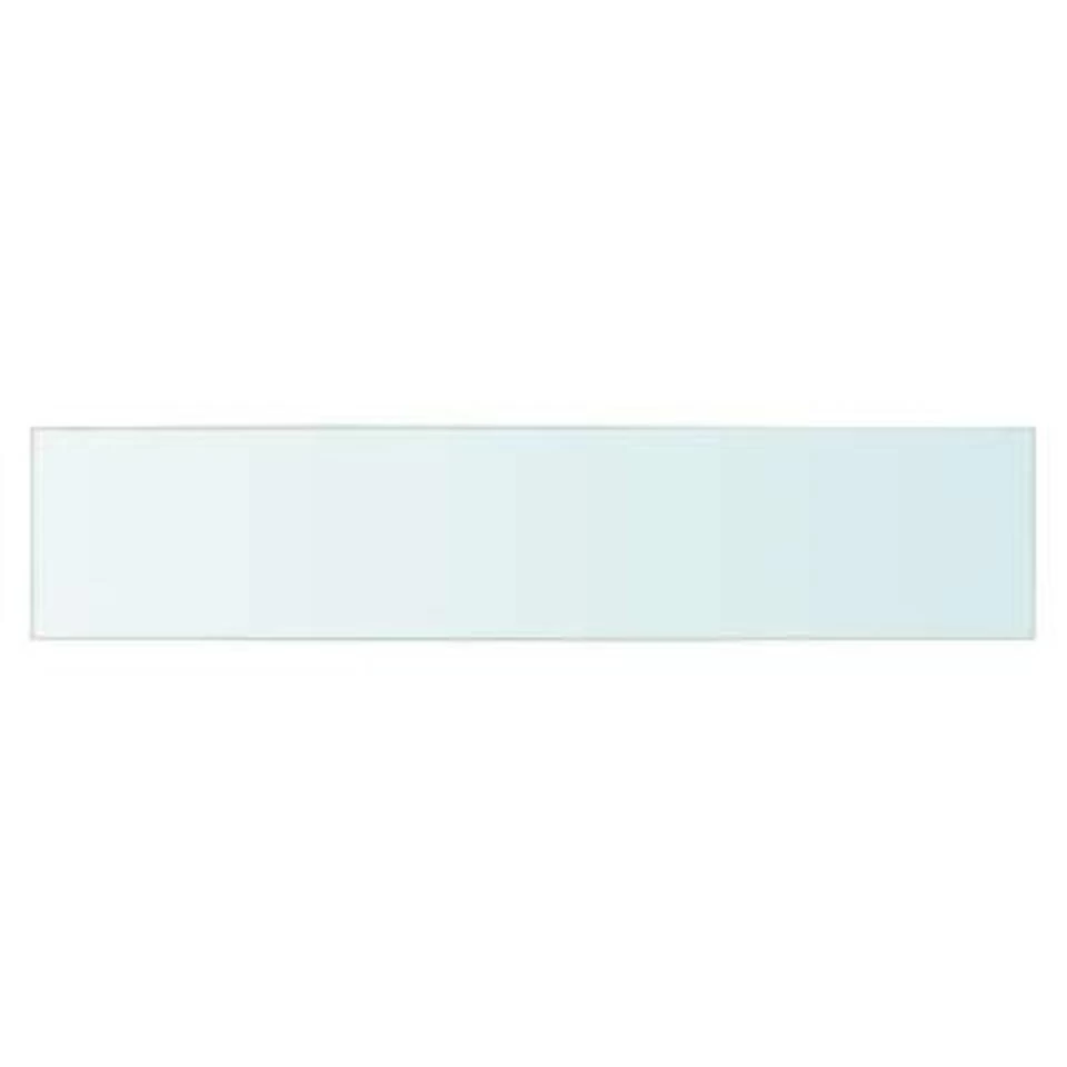VidaXL Schappen 2 St 70x15 Cm Glas Transparant - Afbeelding 3