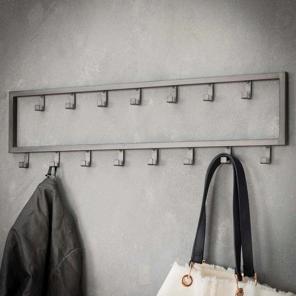 Kapstok Industrieel 15 - Metaal - Zwart - Afbeelding 4