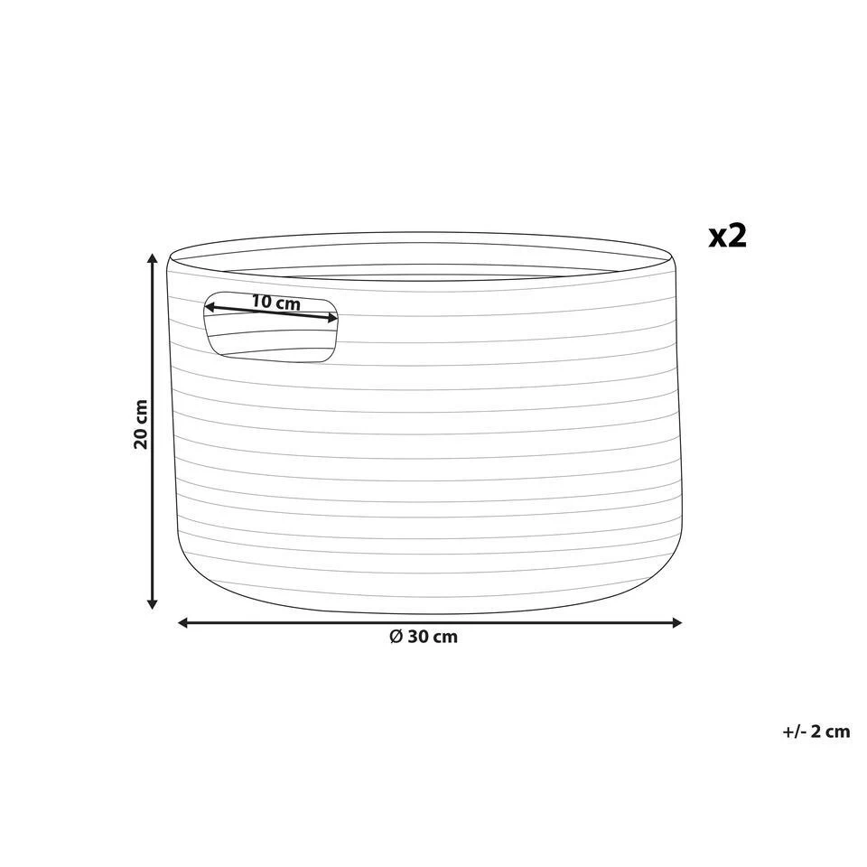 Beliani Mand CHINIOT - Roze Katoen - Afbeelding 3