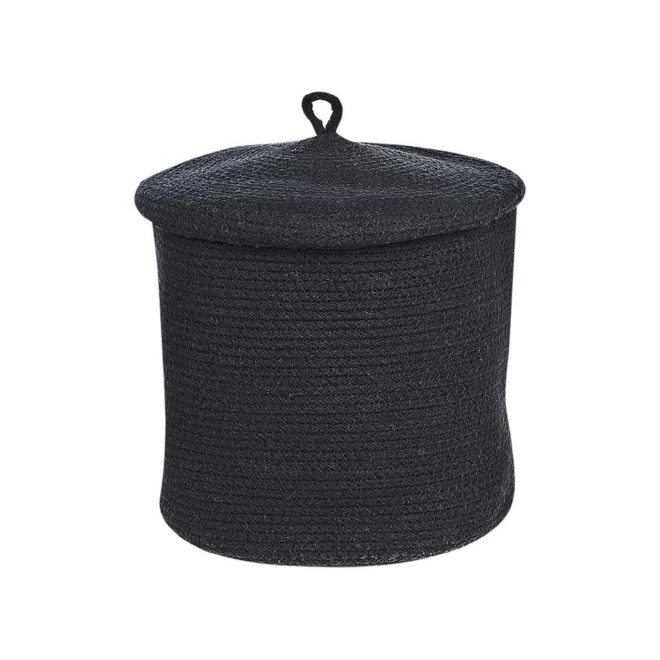 Beliani Mand SILOPI - Zwart Katoen - Afbeelding 4