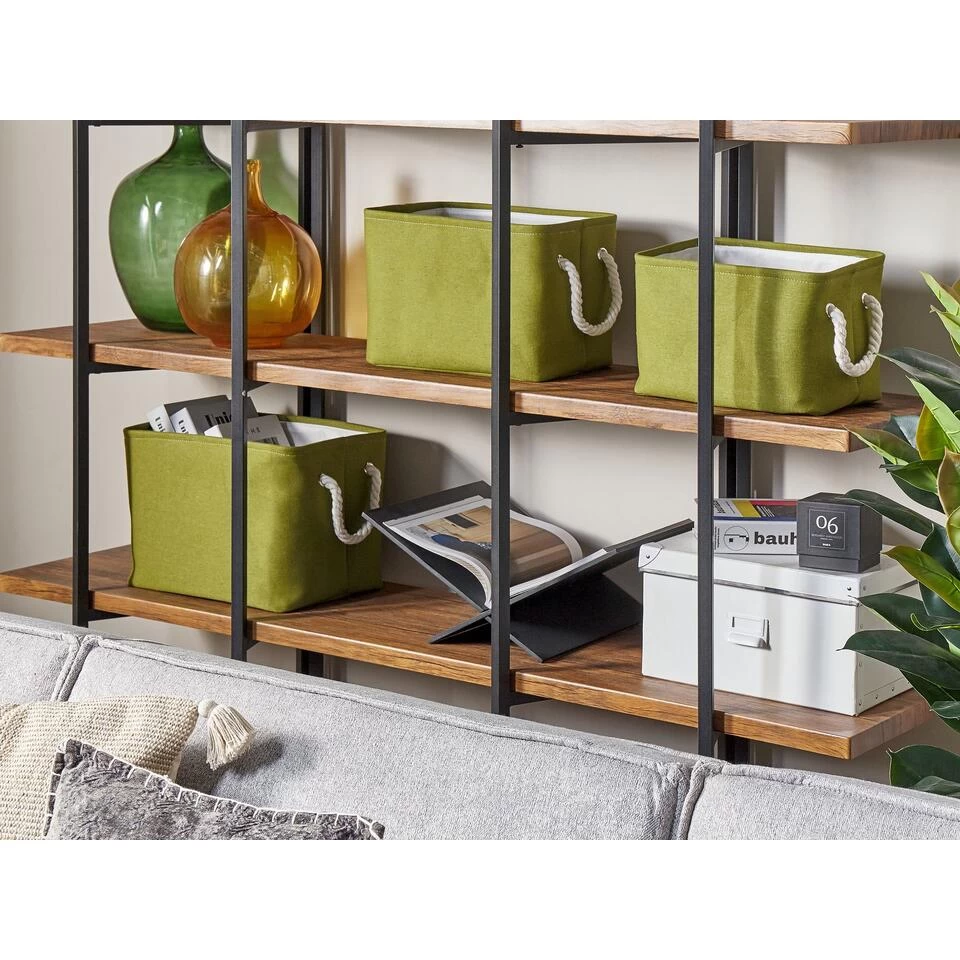 Beliani Mand DARQAB - Groen Polyester - Afbeelding 2