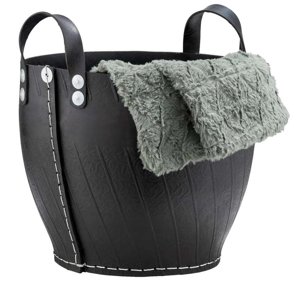 Mand Gijs - Zwart - 35xØ40 Cm - Afbeelding 2