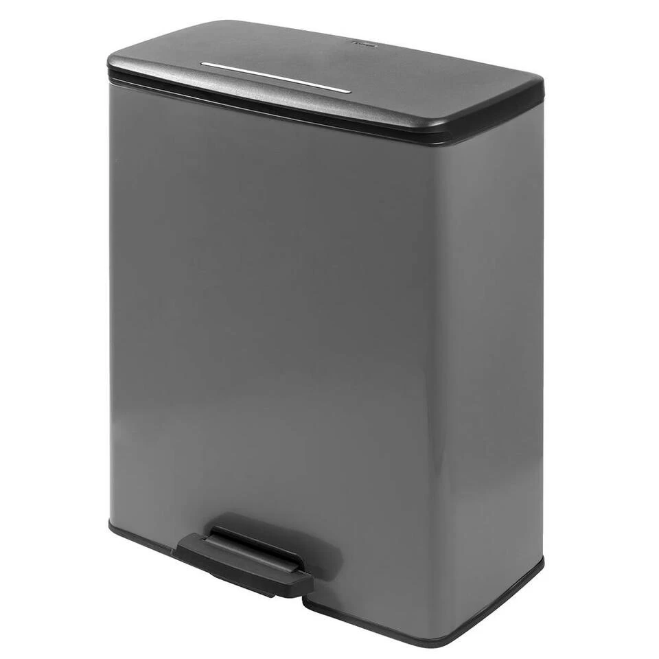 Pedaalemmer Deco Bin - Grijs - 65 Liter - Afbeelding 3