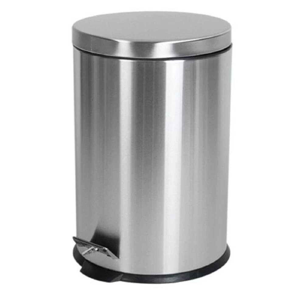 Gerim Pedaalemmer - RVS - Zilverkleurig - 5 L - 20 X 28 Cm - Afbeelding 2