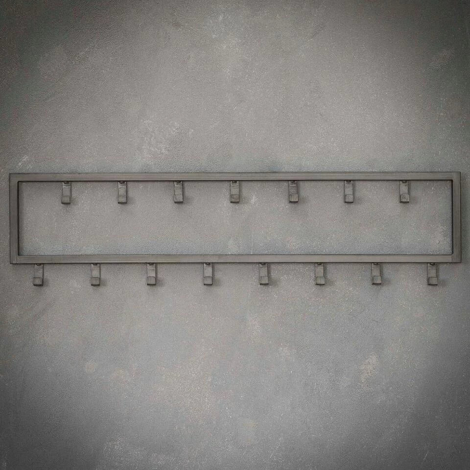 Kapstok Industrieel 15 - Metaal - Zwart - Afbeelding 3