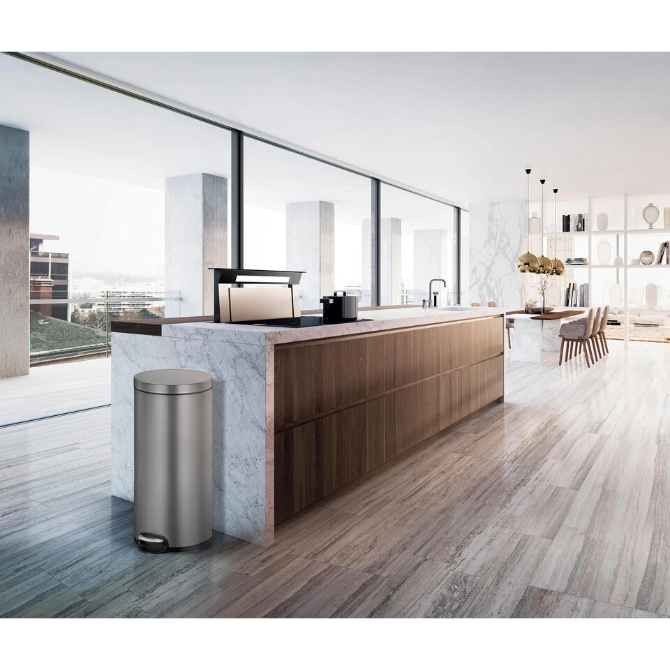 EKO Pedaalemmer Serene - Platinum - 30l - Afbeelding 4