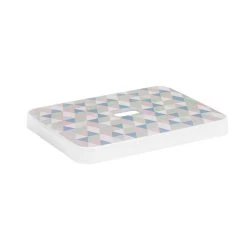 Sigma Home Opbergdeksel 24+32 Liter - Transparant/multikleur - 4x34,4x44,4 Cm