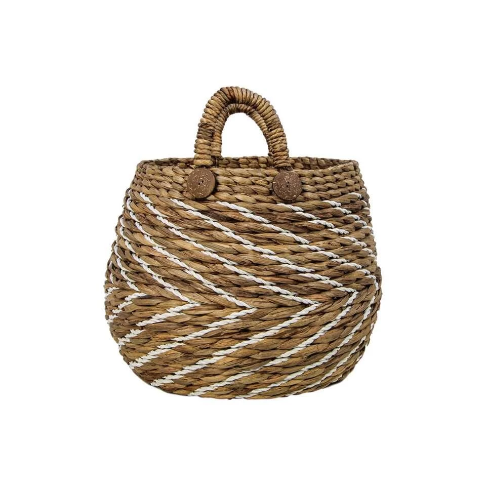 HSM Collection Mandenset Agira (2 Stuks) - Naturel/wit - Afbeelding 4