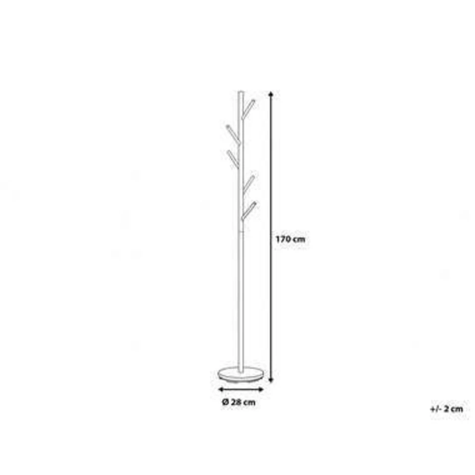 Beliani Kledingstandaard ALLEN - Zilver Rvs - Afbeelding 3