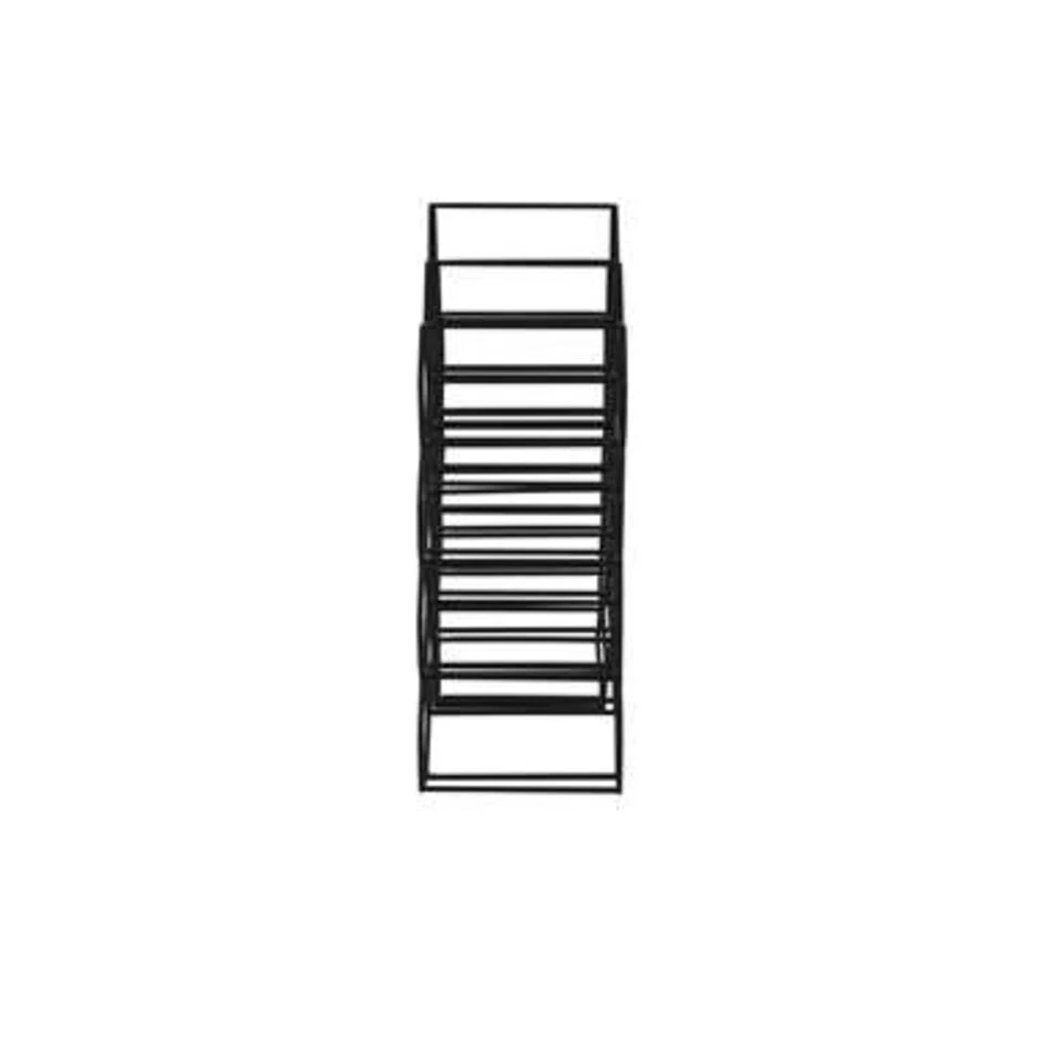 Wijnrek 20 Flessen 48x18x52 Cm SALBRIS Mat Zwart - Afbeelding 3