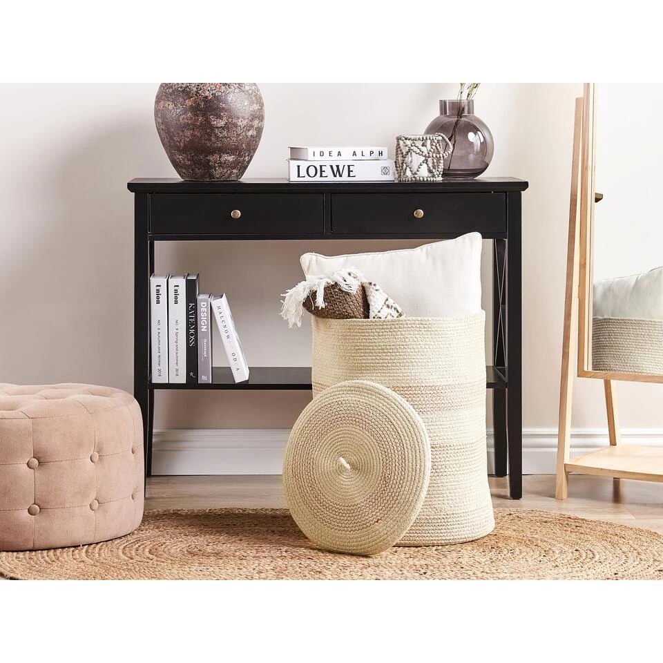 Beliani Mand SILOPI - Beige Katoen - Afbeelding 2