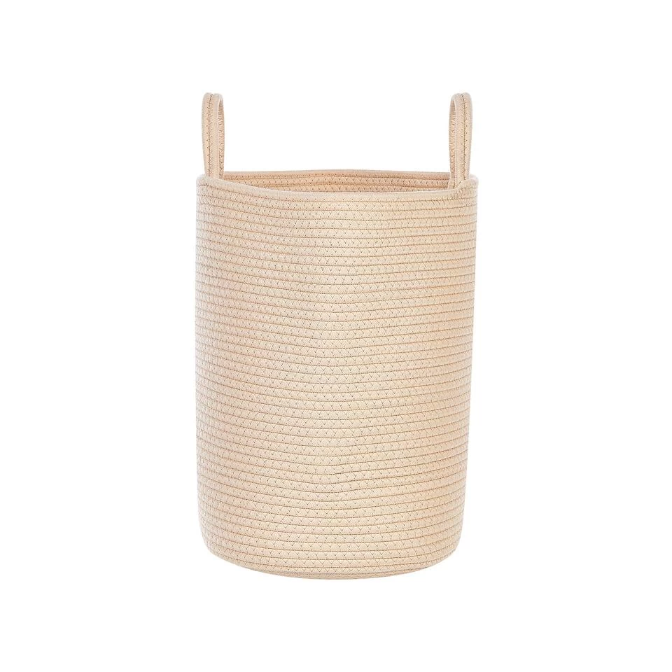 Beliani Mand SARYK - Beige Katoen - Afbeelding 4