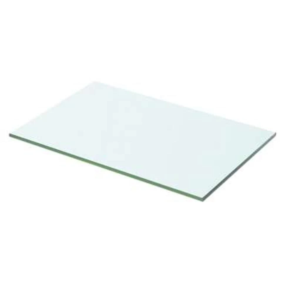 VidaXL Schappen 2 St 50x25 Cm Glas Transparant - Afbeelding 2