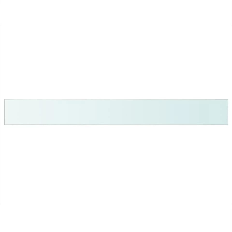 VidaXL Schappen 2 St 110x12 Cm Glas Transparant - Afbeelding 3
