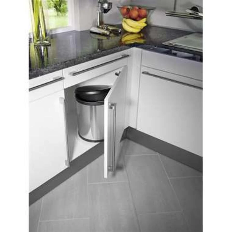 Prullenbak Compact-Box M RVS - Hailo - Afbeelding 4